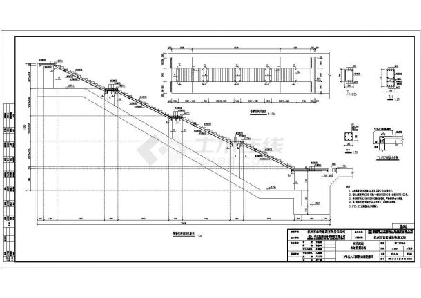 钢混框架结构地下两层岛式车站设计图-图二
