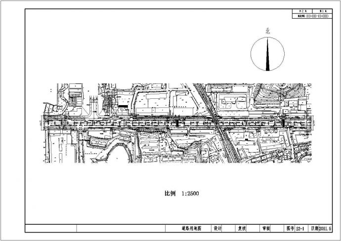 [湖南]双向六车道城市道路改扩建工程设计图纸（全套）_图1