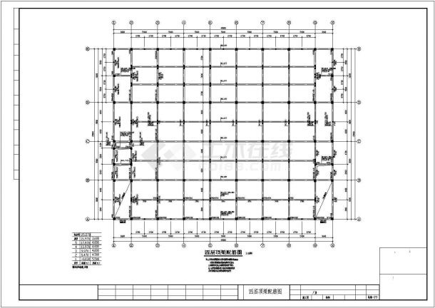 某地5层框架结构厂房结构施工图（局部6层）-图一