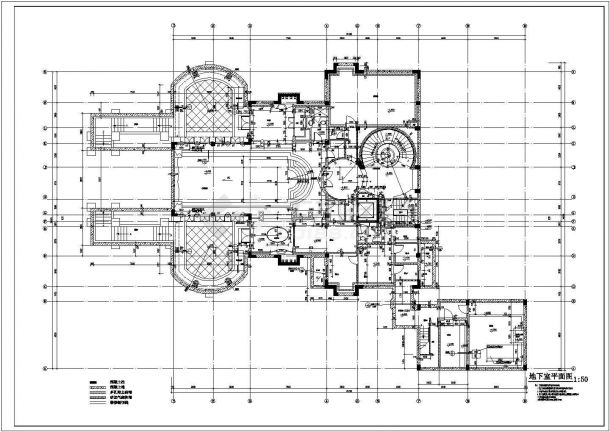 某三层框架结构意大利别墅建筑施工图-图二