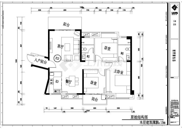 欧式风格样板房家装设计图（含效果图）-图一