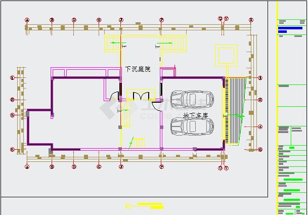 【杭州】亚厦半岛样板房装修施工图纸（含效果图）-图一