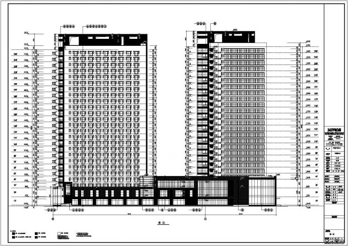 某地框架剪力墙高层住宅建筑设计施工图_图1