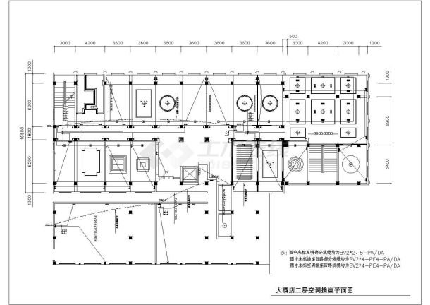 七层酒店全套电气施工图纸，共28张-图一