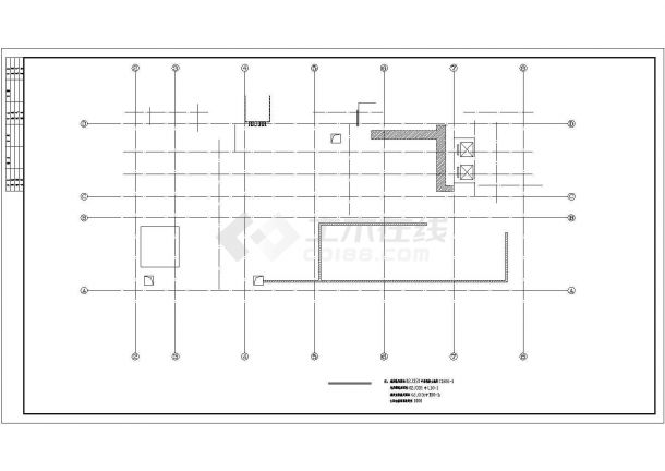 十三层钢筋混凝土框架结构酒店建筑施工图-图二