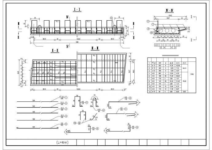 桥梁6m标准板梁通用设计图（25张）_图1