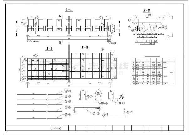 桥梁6m标准板梁通用设计图（25张）-图二
