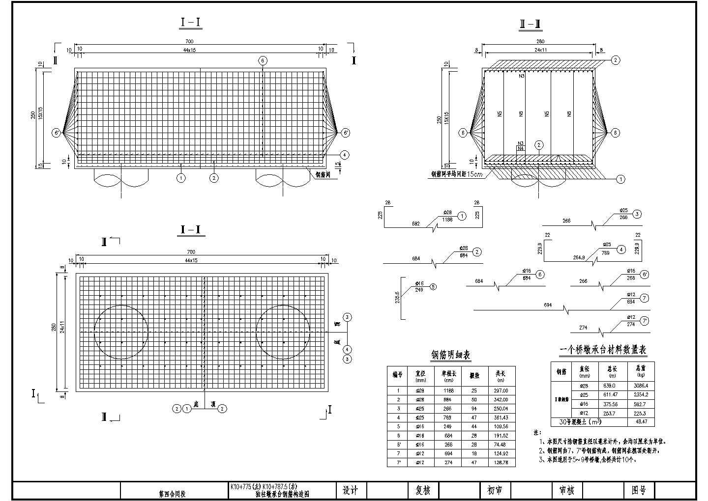 [山西]预应力混凝土连续箱梁桥设计图