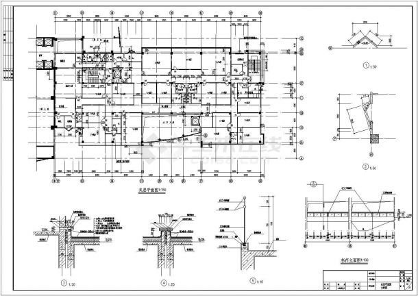 【吴江】二十层框剪结构花园大酒店建筑施工图-图一