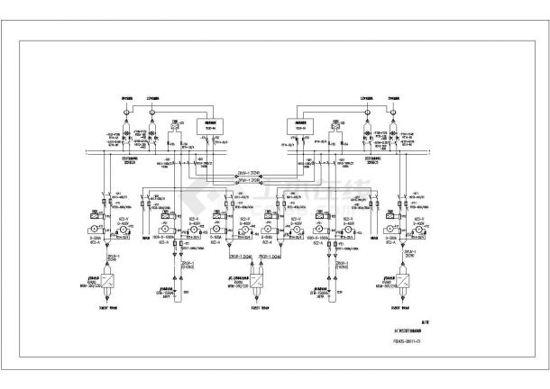 主厂房220V直流系统设计cad图纸-图二
