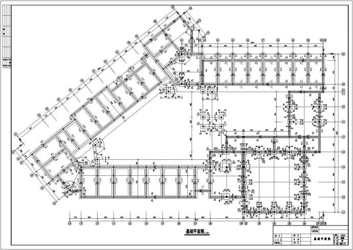 长沙市3层砌体结构宿舍楼结构施工图_图1