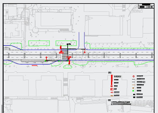 [重庆]市政道路改造交通设施设计图（标志标线信号系统）-图一