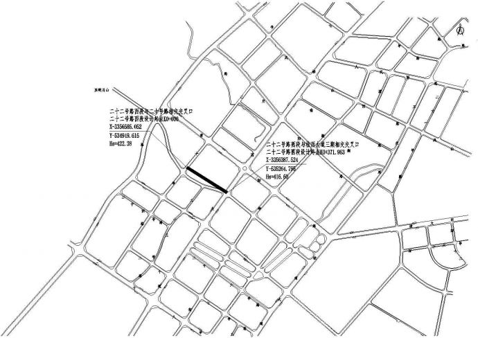 [重庆]城市次干道道路工程施工图设计（共39张图纸）_图1