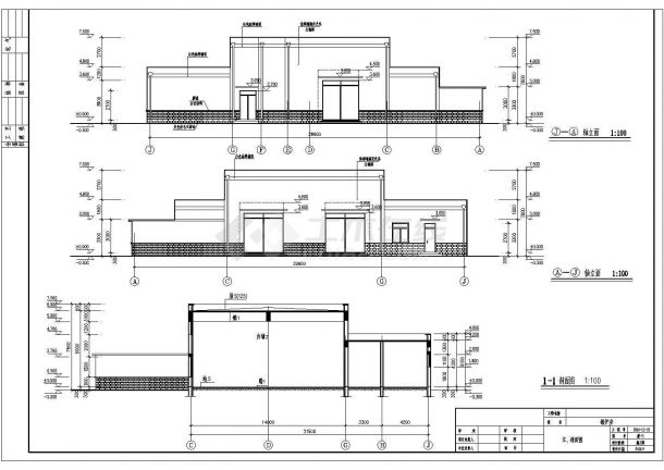 某地单层砖混结构锅炉房建筑设计施工图-图二