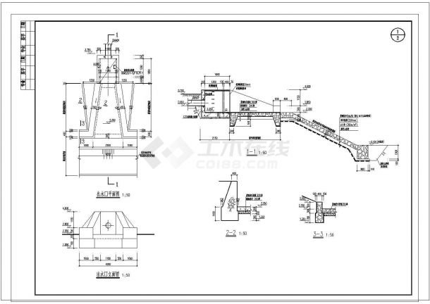 [天津]市政道路地道泵站工程施工图（共48张图纸）-图二