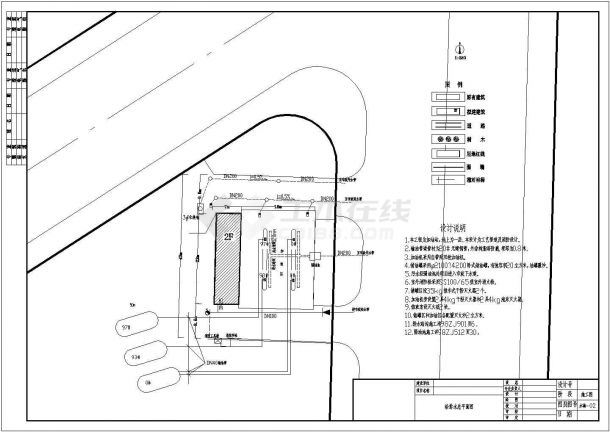 某加油站工艺管道及消防设计施工图-图二