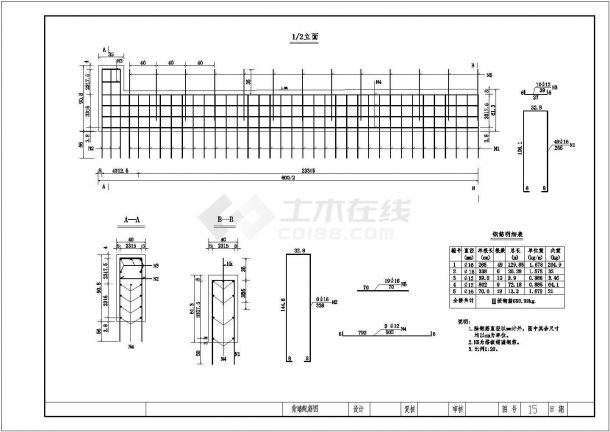 [河南]等截面悬链线无铰拱桥工程施工图设计-图二