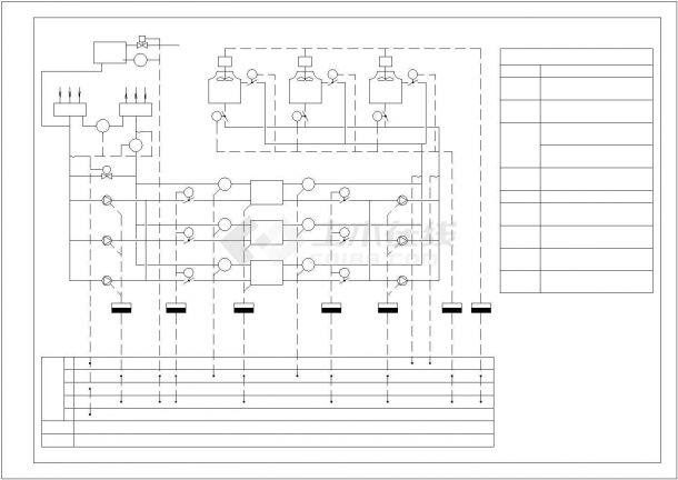 常用BAS控制流程设计cad图纸-图二