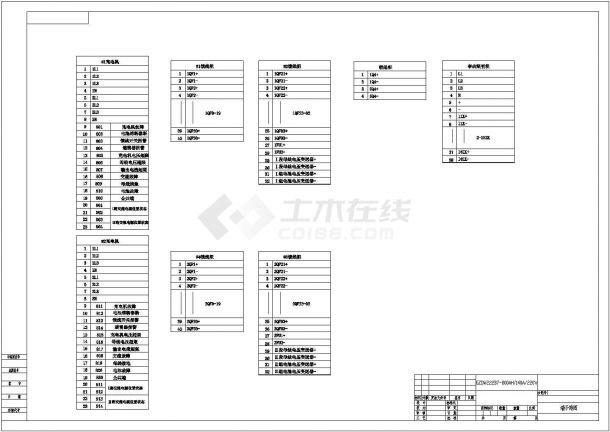 【内蒙古】某化学工业工程配电柜设计cad图纸-图一