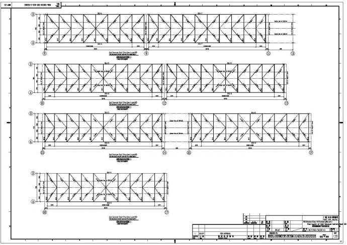 钢结构栈桥设计图纸（全套）_图1