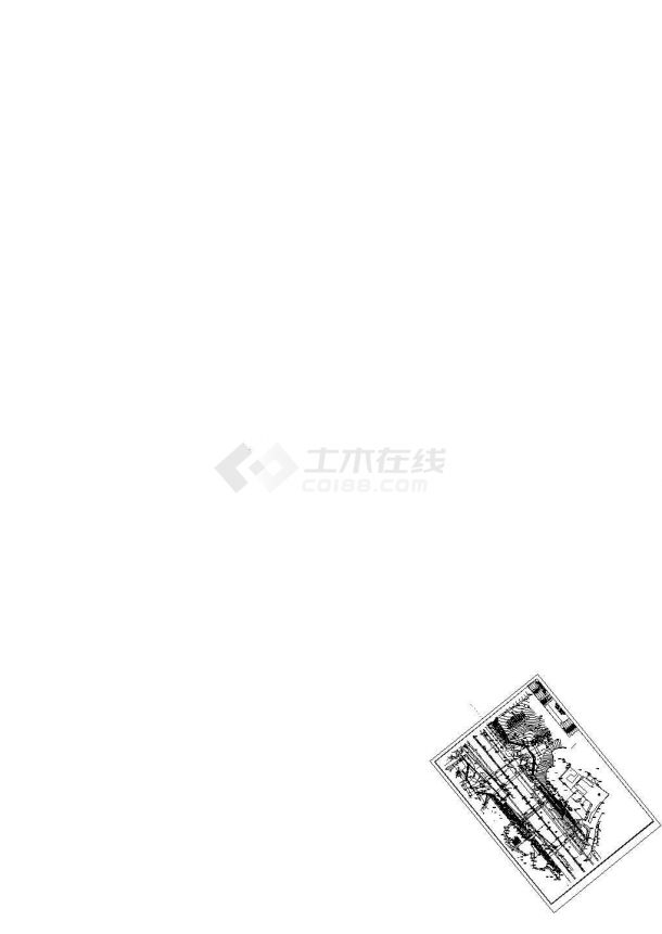 【深圳】市政人行天桥全套设计图纸-图二