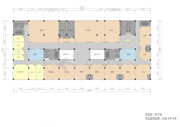 [贵州]某十三层养老院建筑设计方案文本-图一