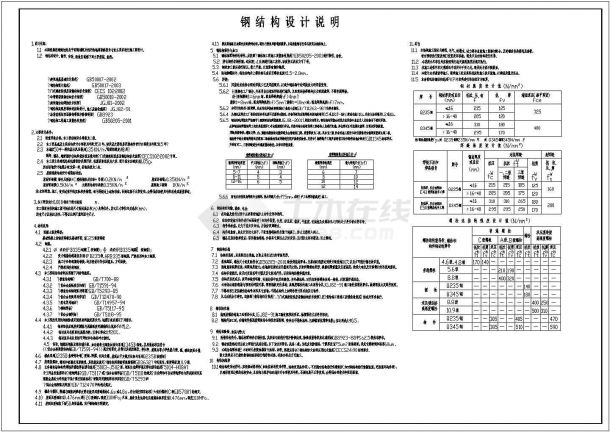 门式刚架厂房结构设计说明-图一