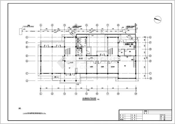某综合楼全套给排水设计施工图-图二