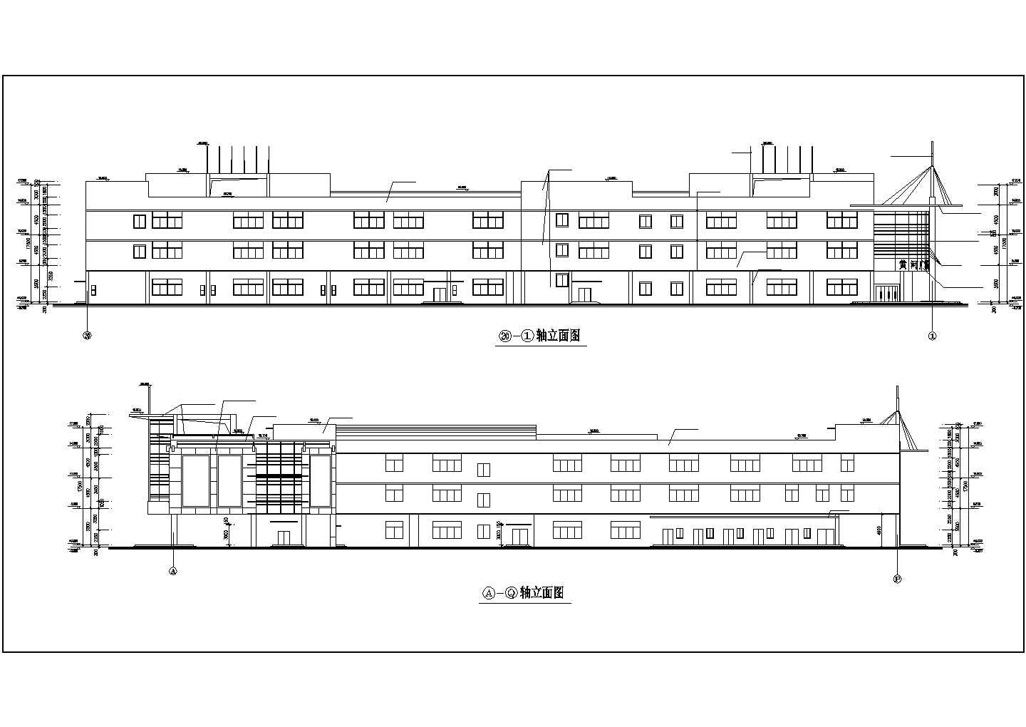 某地大型商业广场建筑设计施工图纸