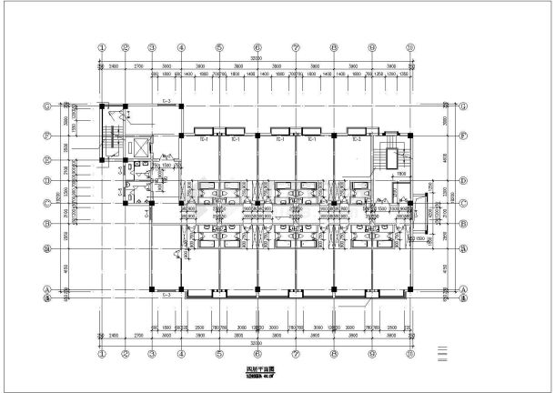 某地工人俱乐部建筑设计详细施工图-图一