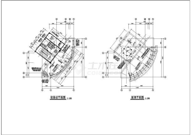 【吉安】五层框架结构农村安置房建筑施工图-图二