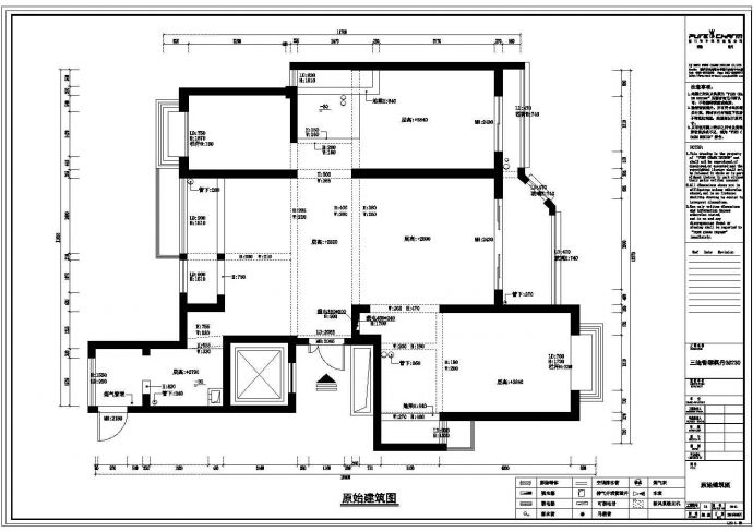 三迪香颂枫丹家装设计完整施工图（附效果图）_图1