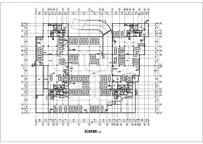 某地地下室建筑设计详细施工图纸_图1