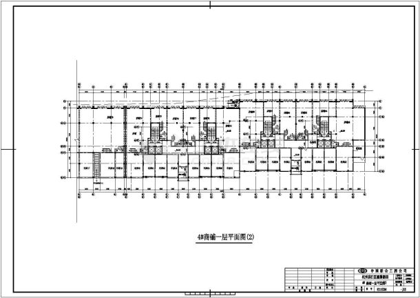 【杭州】滨江区温馨佳园建筑设计施工图-图二