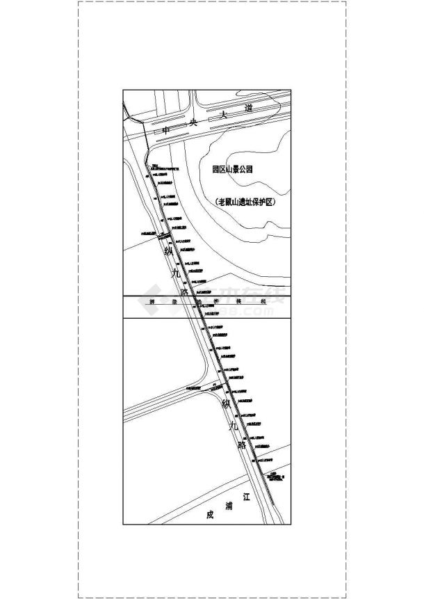 [浙江]市政道路电缆管道施工图设计（共25张图纸）-图一
