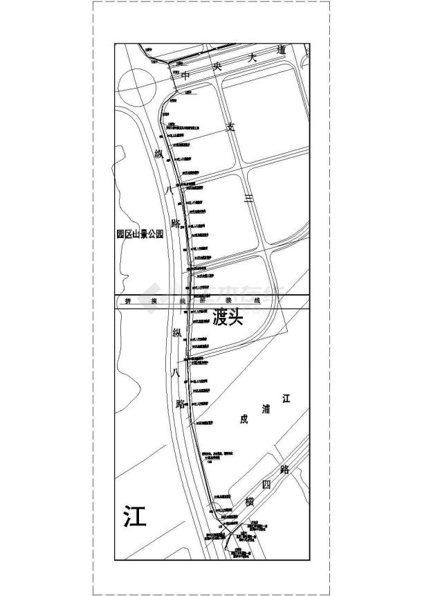 [浙江]市政道路电缆管道施工图设计（共25张图纸）-图二