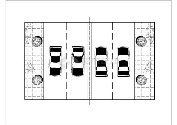 20m宽双向二车道照明工程设计套图（道路全长1185米）-图一