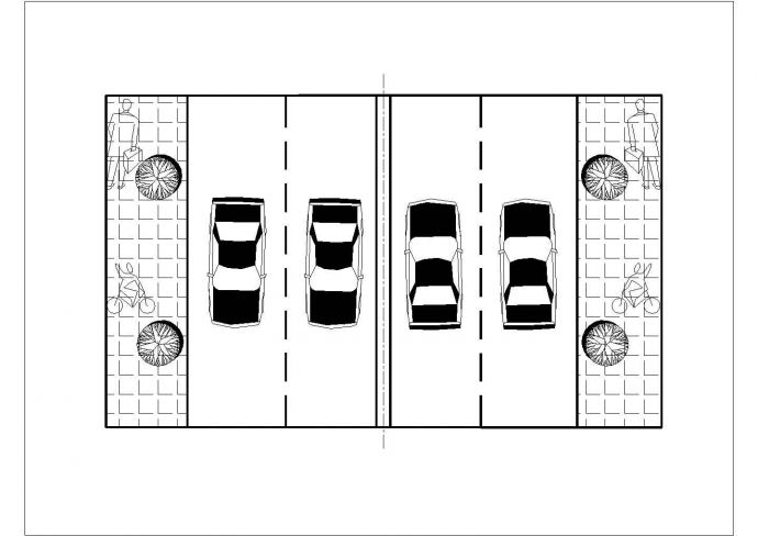 20m宽双向二车道照明工程设计套图（道路全长1185米）_图1