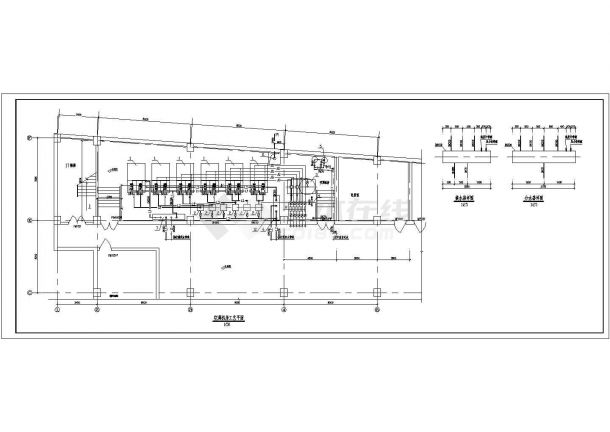 某热泵机房设计cad图纸（含机房布置图）-图二