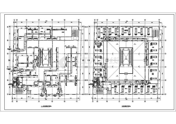 某五层商场暖通专业相关设计施工图纸-图二