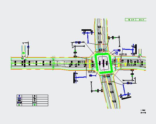 [安徽]市政道路交通信号监控工程施工图设计-图一