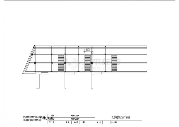 延安路钢结构电梯井道和楼面层板结构布置图（電梯方案）-图二
