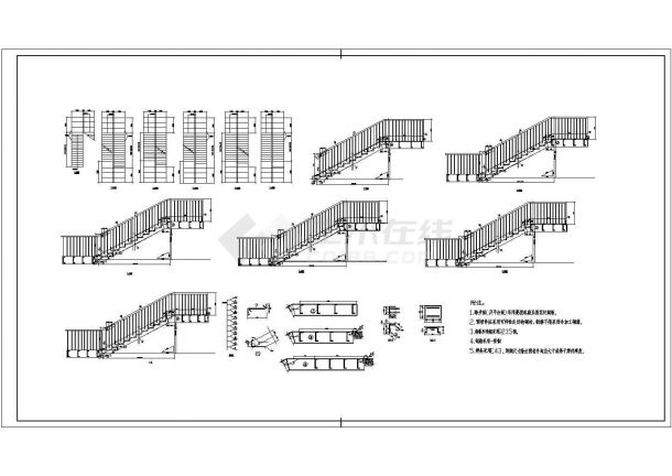 北京某医院幕墙空间钢桁架节点构造详图-图二