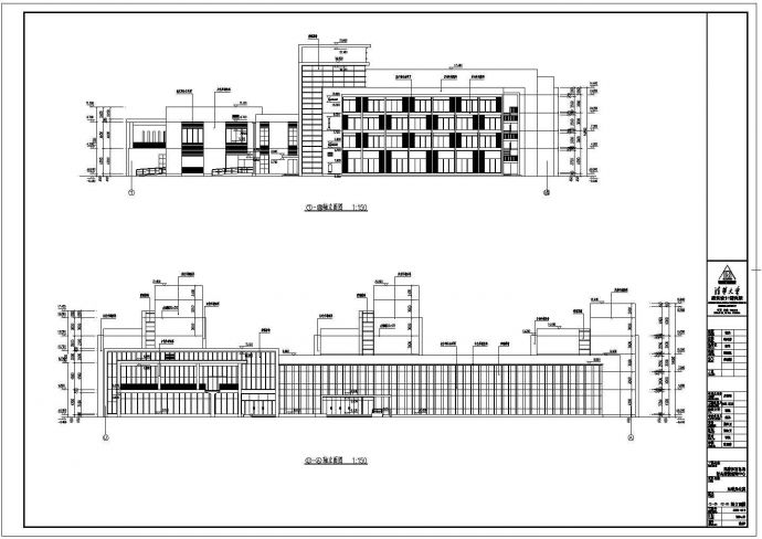 某体育局五层框架结构运动员公寓建筑设计施工图_图1