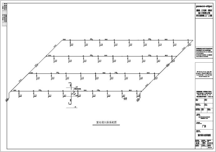 天津某16069㎡厂房给排水图纸_图1