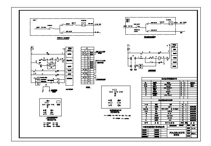 高层建筑电梯电气自动控制CAD设计图