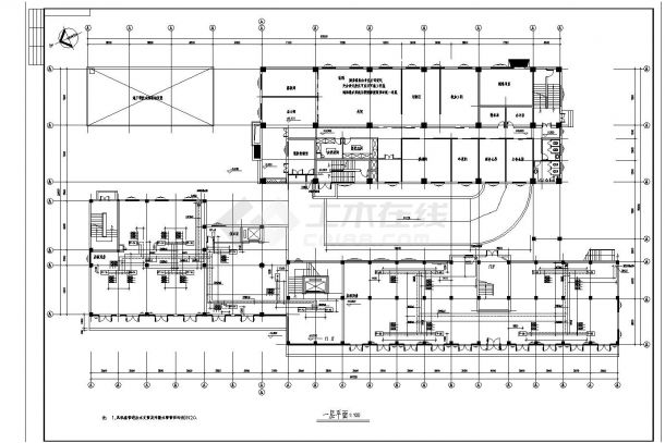 某娱乐城中央空调设计CAD参考图-图二