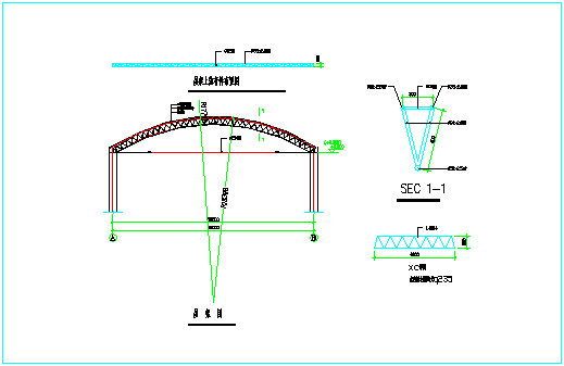 管桁架结构cad设计详图_图1