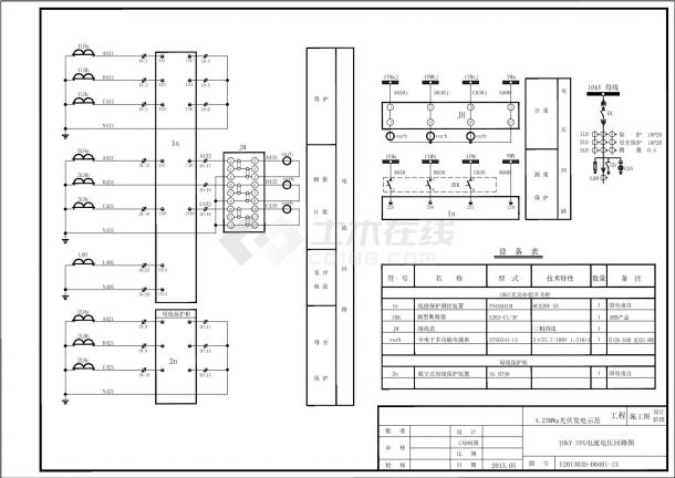D0401-13 10kV SVG电流电压回路图-图一