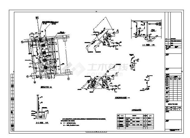 某综合服务中心给排水全套图纸-图二